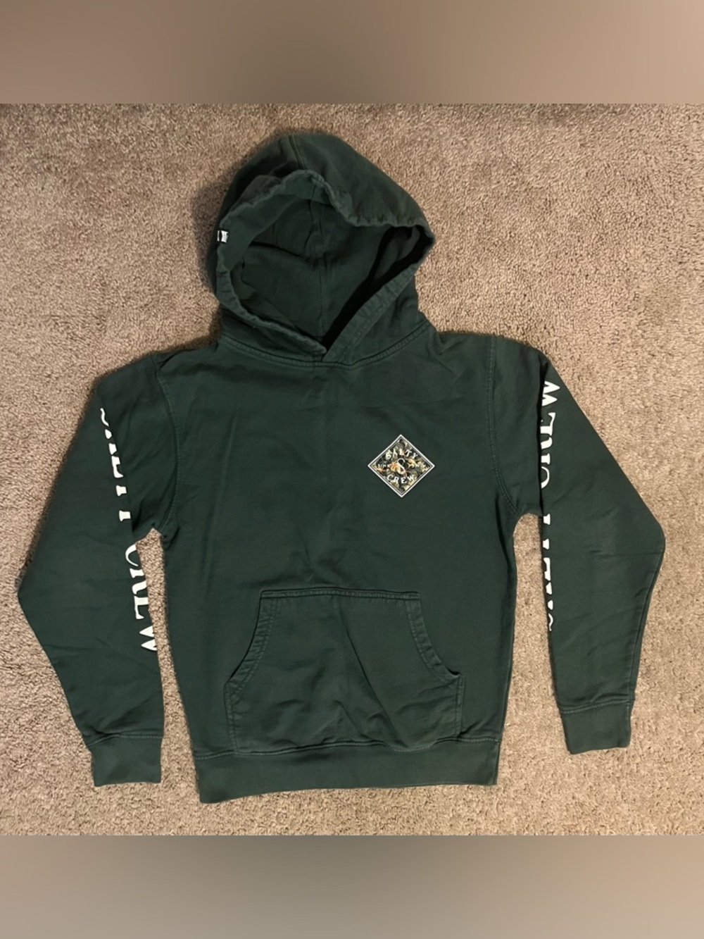 Salty Crew Dark Green Pullover Hoodie
